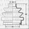 FIRST LINE FCB6174 Bellow, driveshaft